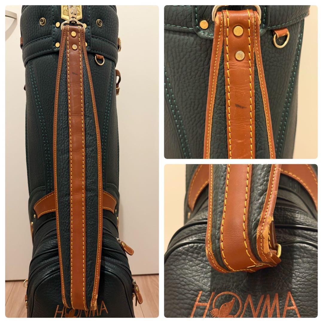 牛革 HONMA ホンマ ヘリテイジ キャディバッグ ゴルフバッグ 廃盤品
