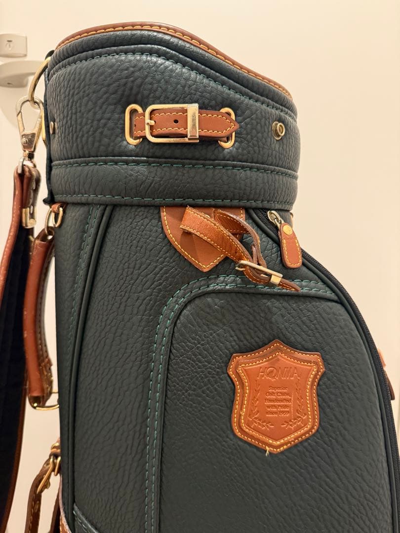 牛革 HONMA ホンマ ヘリテイジ キャディバッグ ゴルフバッグ 廃盤品