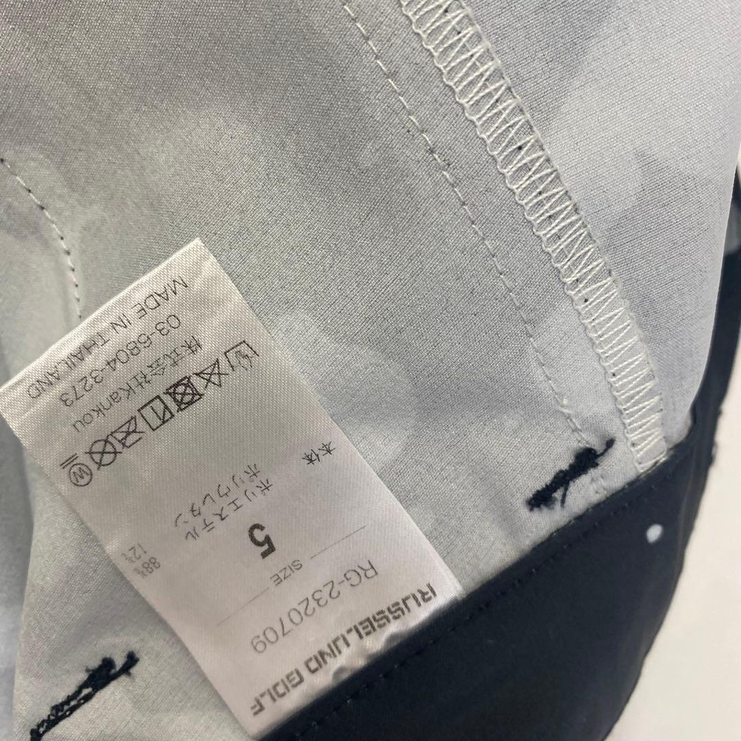 ラッセルノ　ブラック ナイロン　ゴルフ　トップス　パンツ