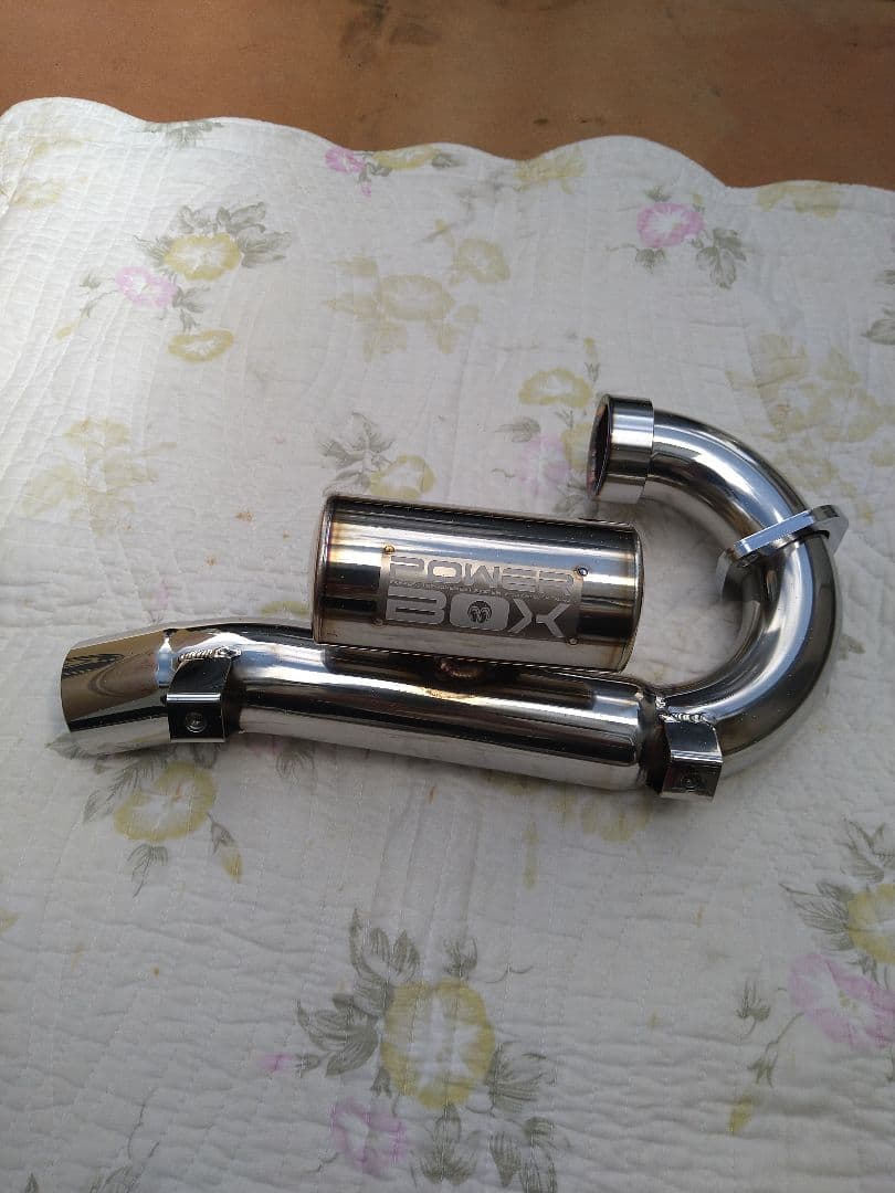 WR250R/X POWER BOX エキゾーストパイプ ステンレス