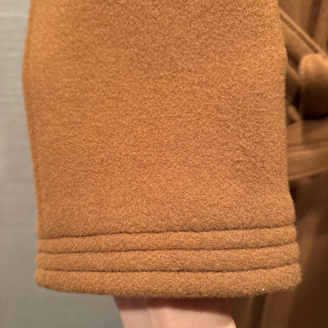 カズです。HUGO ブラウン ロングコート ベルト付き　サイズXXL