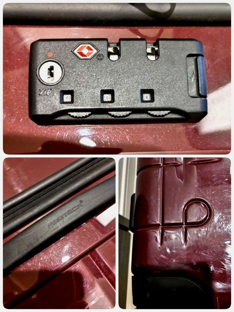 ACE　ProtecA　スタリアＶ　キャリーケース　ワインレッド　76L