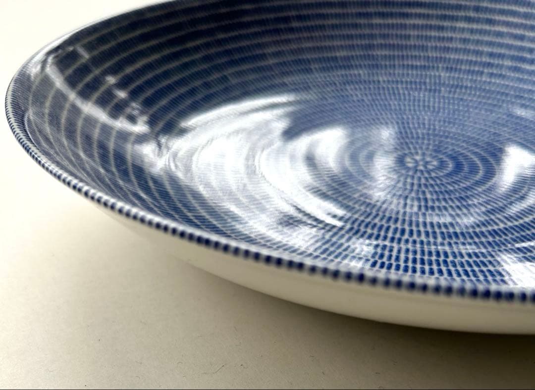 ARABIAアラビア「24hアベック」24cmディーププレート旧ロゴスタンプ