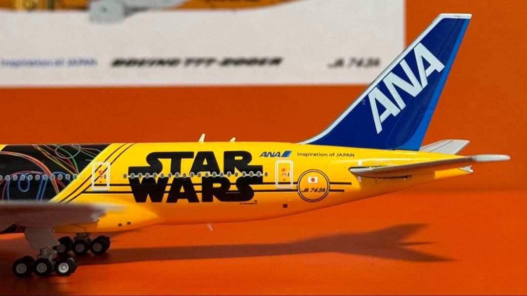 が*ち様 JC ANA C-3PO B777-200ER JA743A 1/40