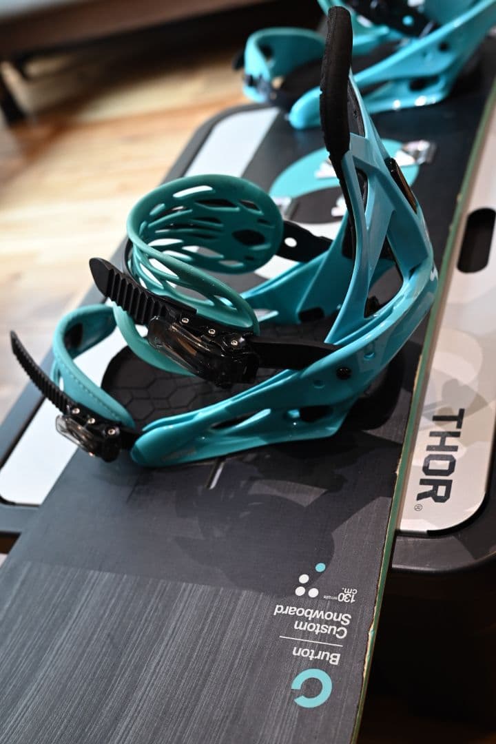 【即日発送可】BURTON custom ボードバインセット 130cm