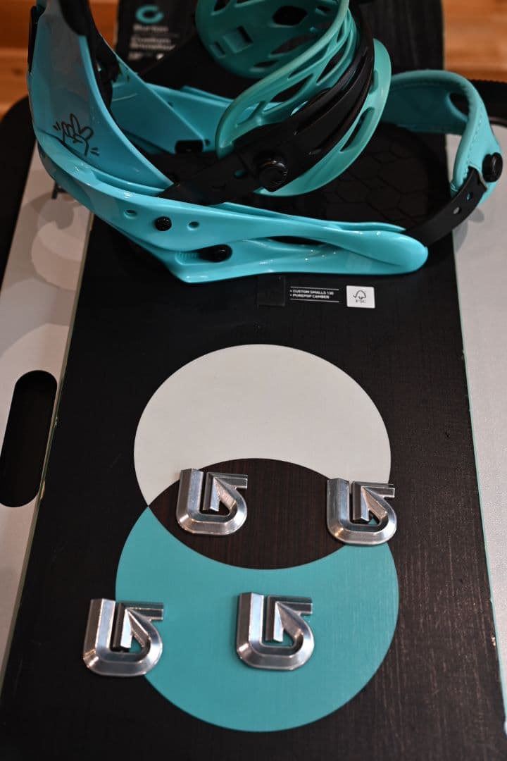 【即日発送可】BURTON custom ボードバインセット 130cm