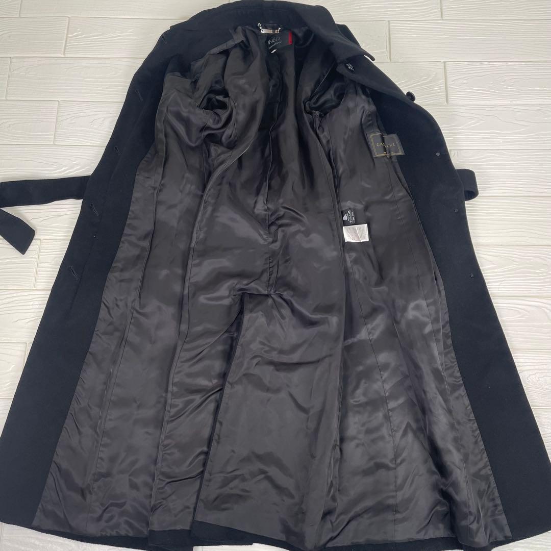 イネドINED カシミヤロングコート　カシミヤ100% ステンカラーコート