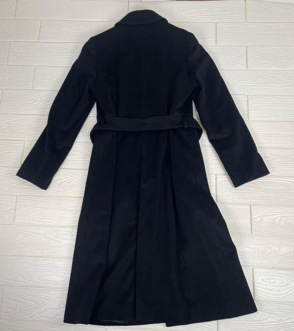 イネドINED カシミヤロングコート　カシミヤ100% ステンカラーコート