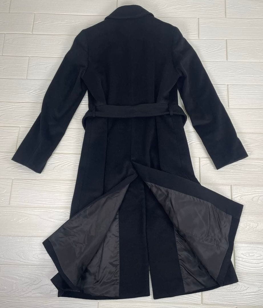 イネドINED カシミヤロングコート　カシミヤ100% ステンカラーコート