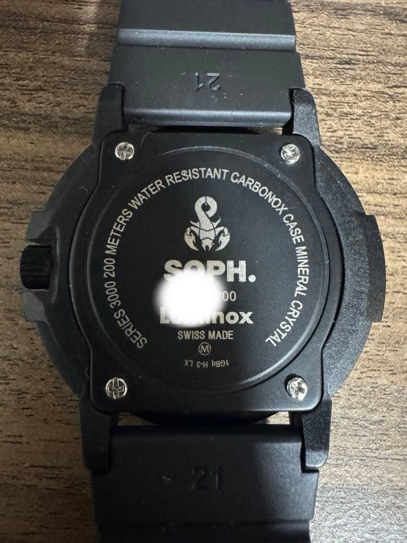 200本限定 Luminox 3001 SOPHコラボ腕時計