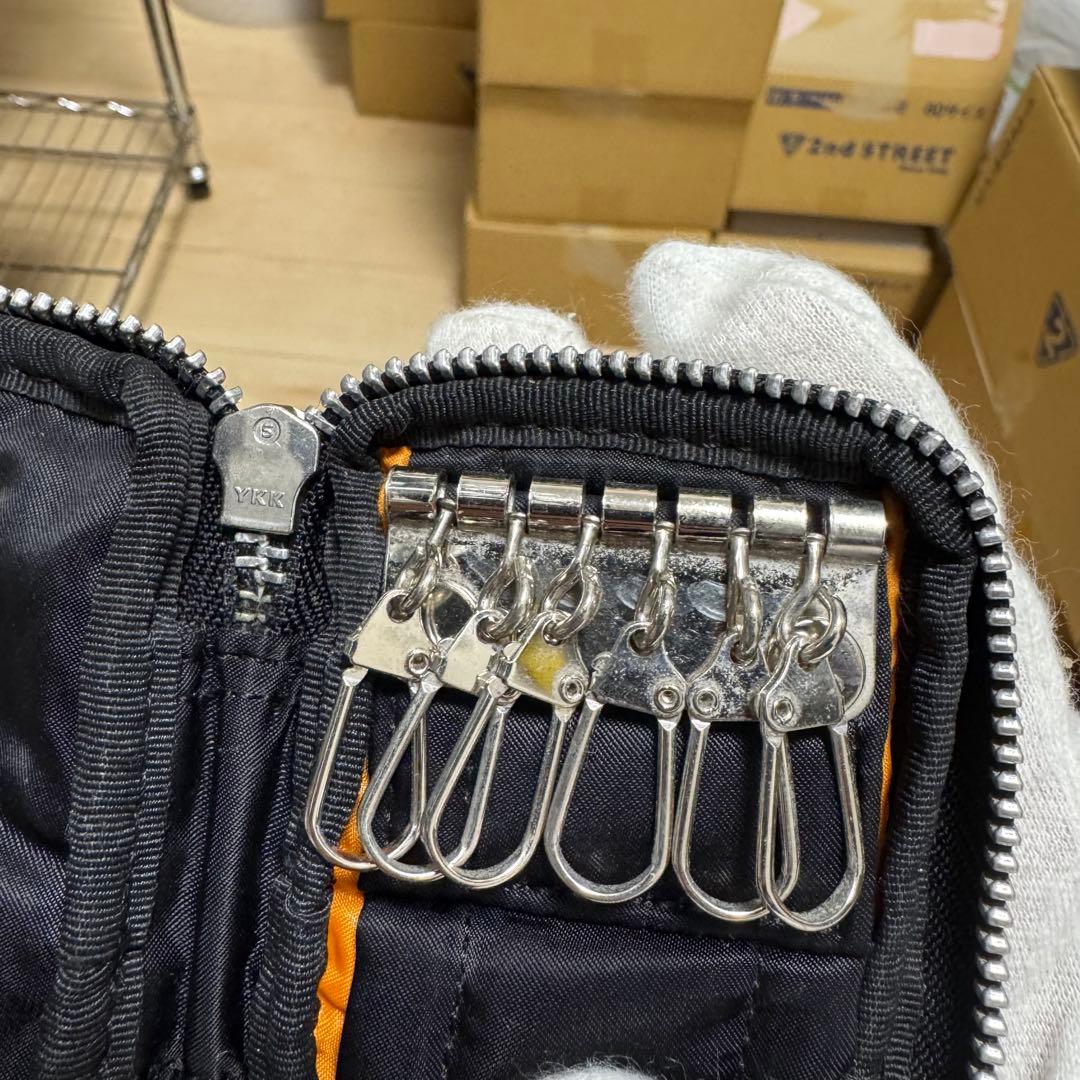 【美品】PORTER TANKER ポーター　タンカー　キーケース　ブラック　黒