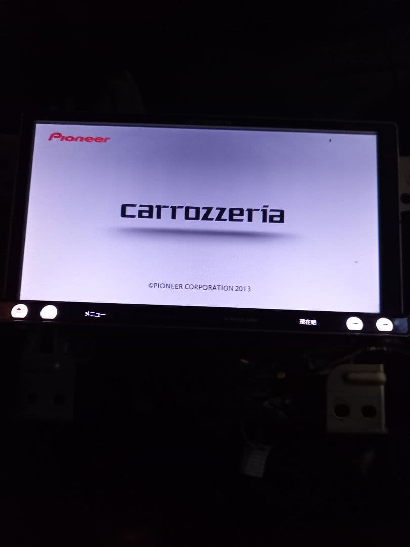 カロッツエリアナビ、フルセグ、Bluetooth　新品フィルム付き