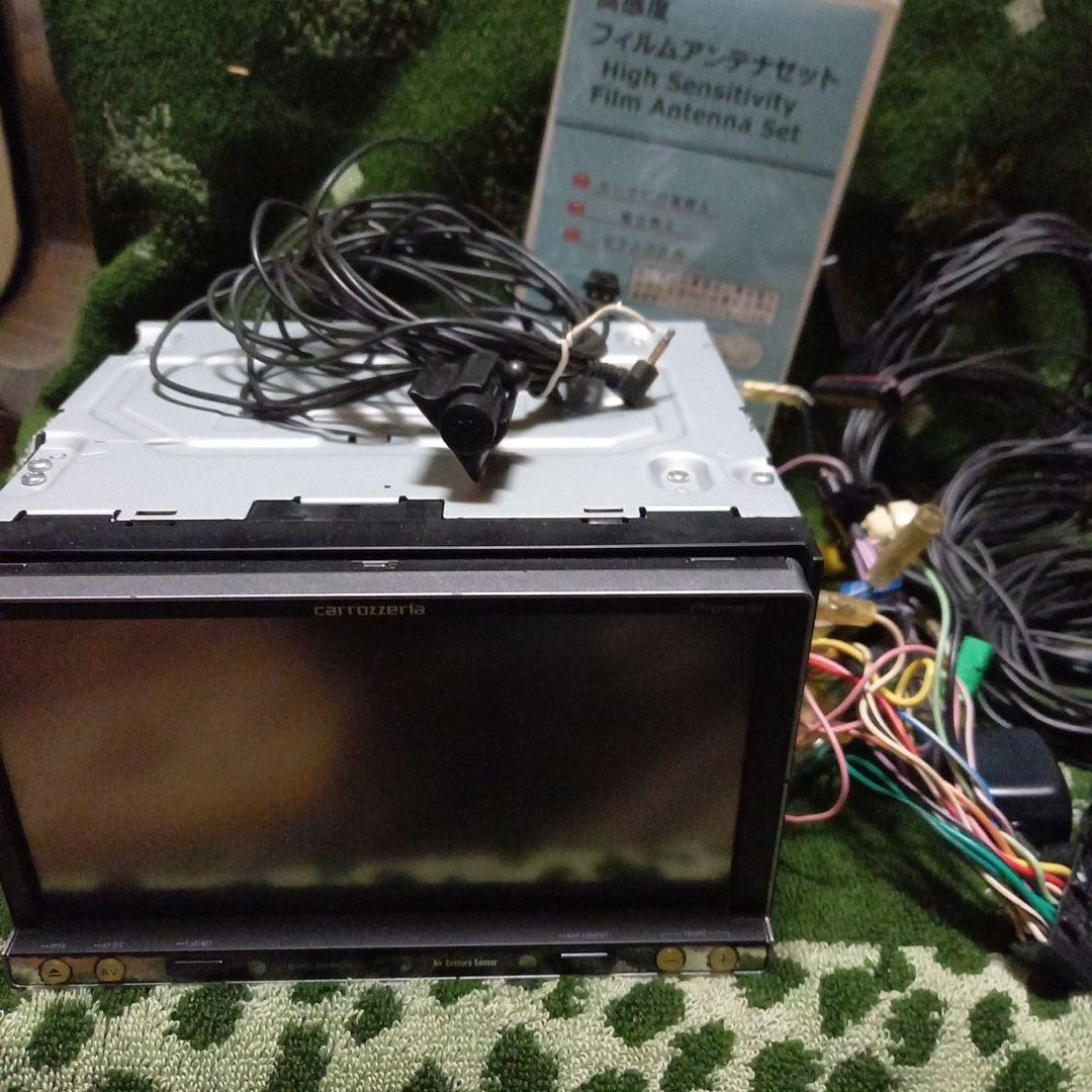 カロッツエリアナビ、フルセグ、Bluetooth　新品フィルム付き