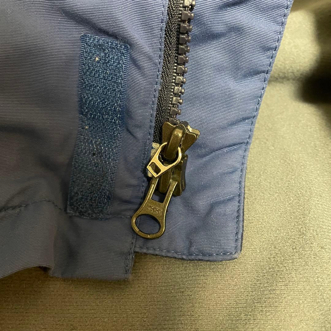 Burtonバートンスキーウェアスノーボードジャケット青ブルー紺ネイビー刺繍ロゴ