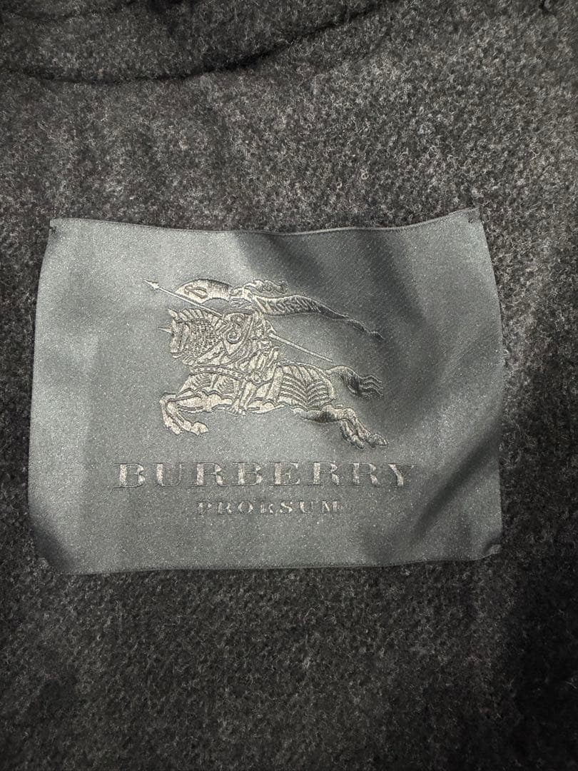 BURBERRY PRORSUM ウールコート（チャコールグレー）（IT46）