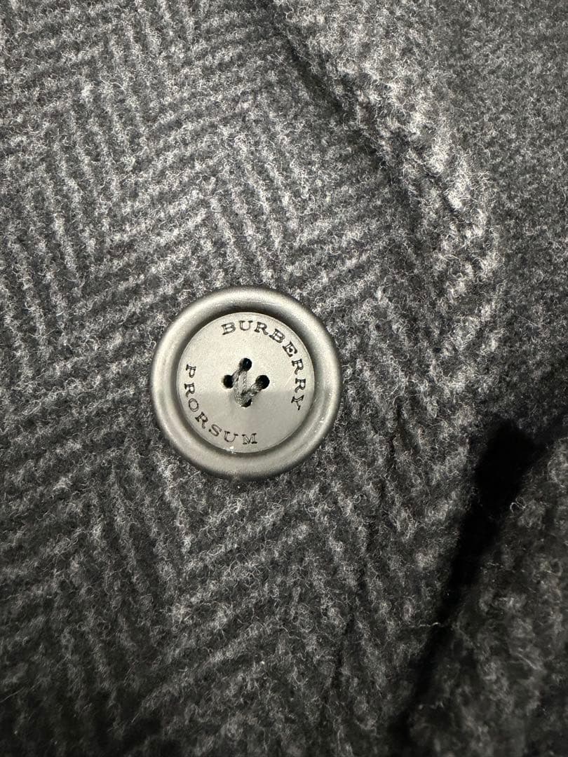 BURBERRY PRORSUM ウールコート（チャコールグレー）（IT46）