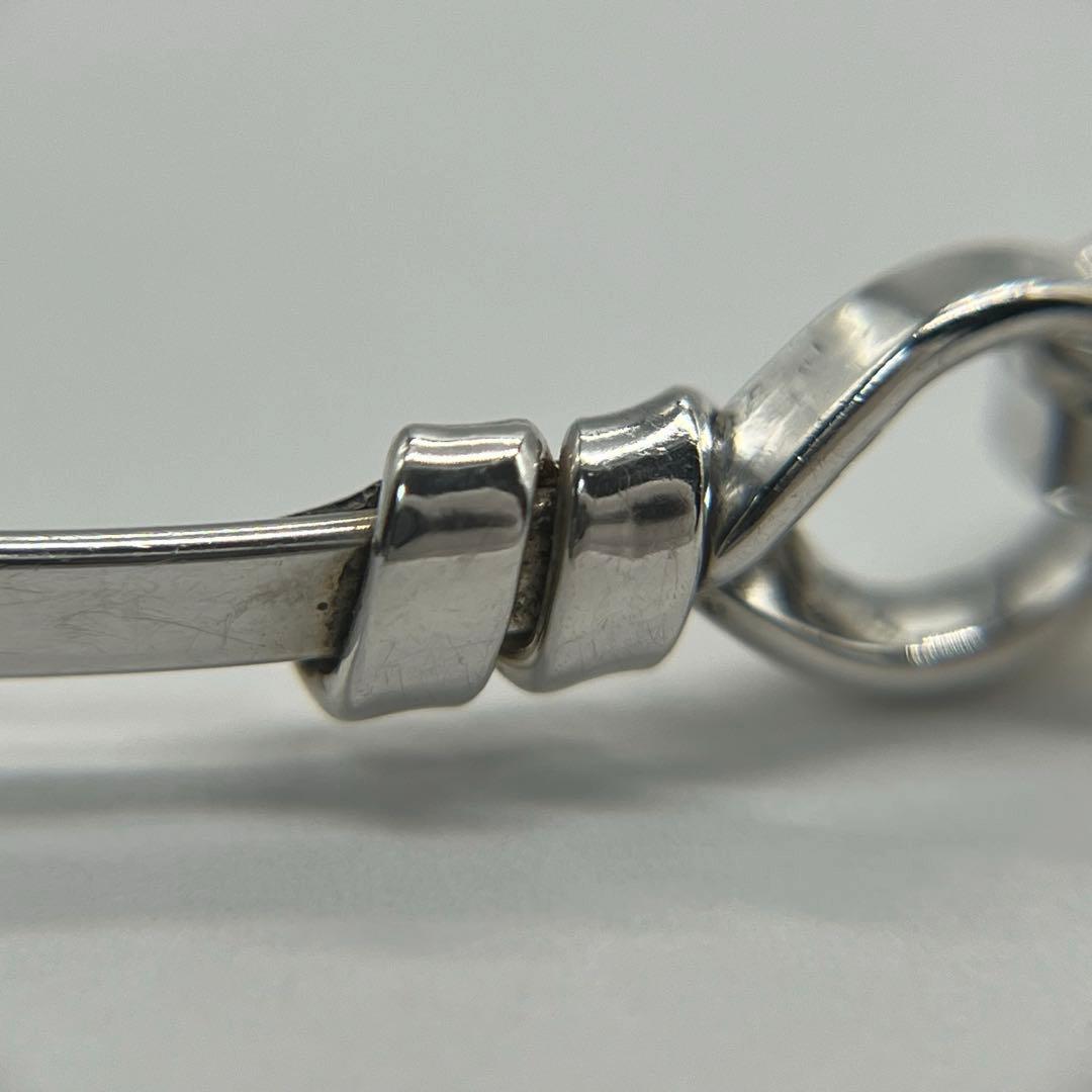 ティファニー TIFFANY フックアンドアイ バングル SV YG コンビ