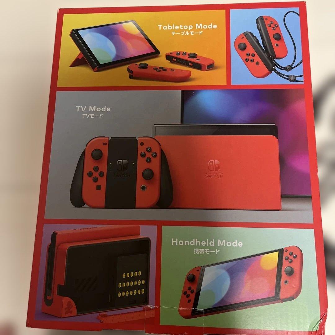 【美品】Nintendo Switch 有機ELモデル マリオレッド