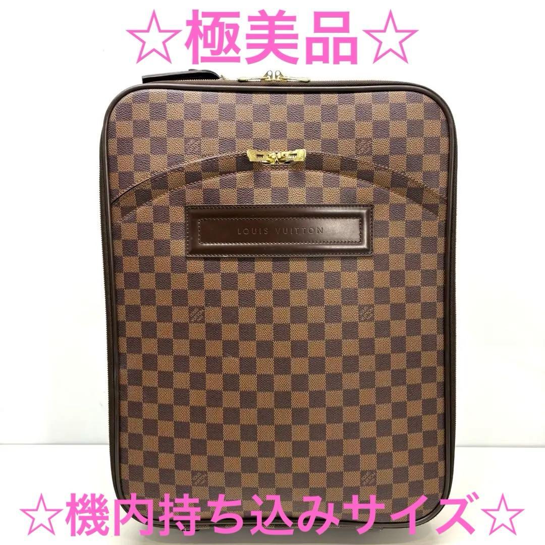 極美品 ルイヴィトン ダミエ ぺガス キャリーバッグ 旅行かばん