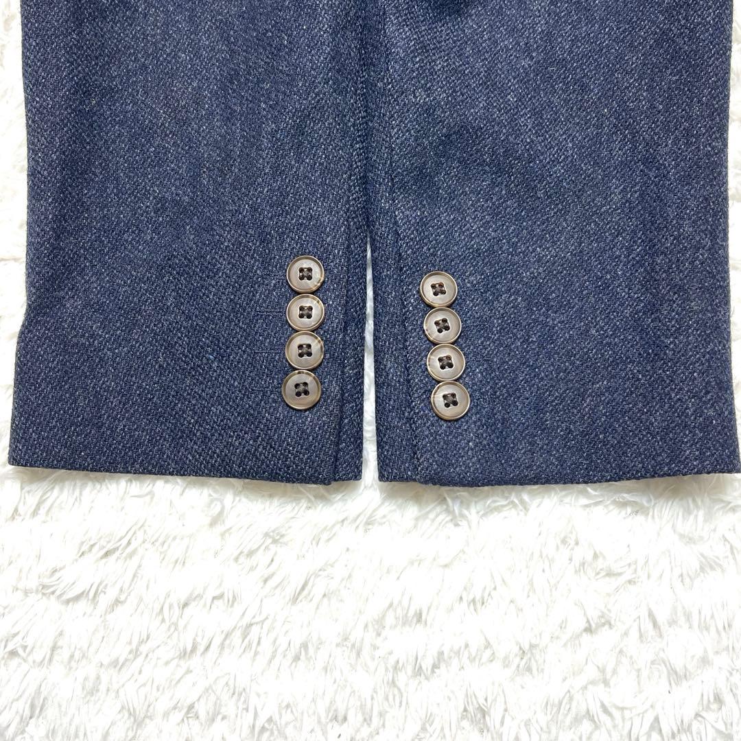 【美品】MOON社 英国生地 ラムズウール テーラードジャケットAB6 L相当
