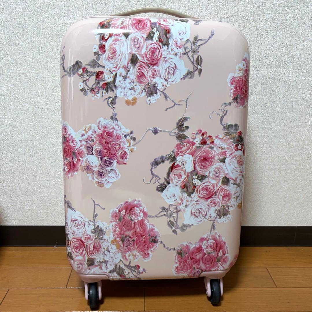 ピンクハウス　キャリーケース　ローズブーケ　苺　トートバッグのおまけ付き【P68