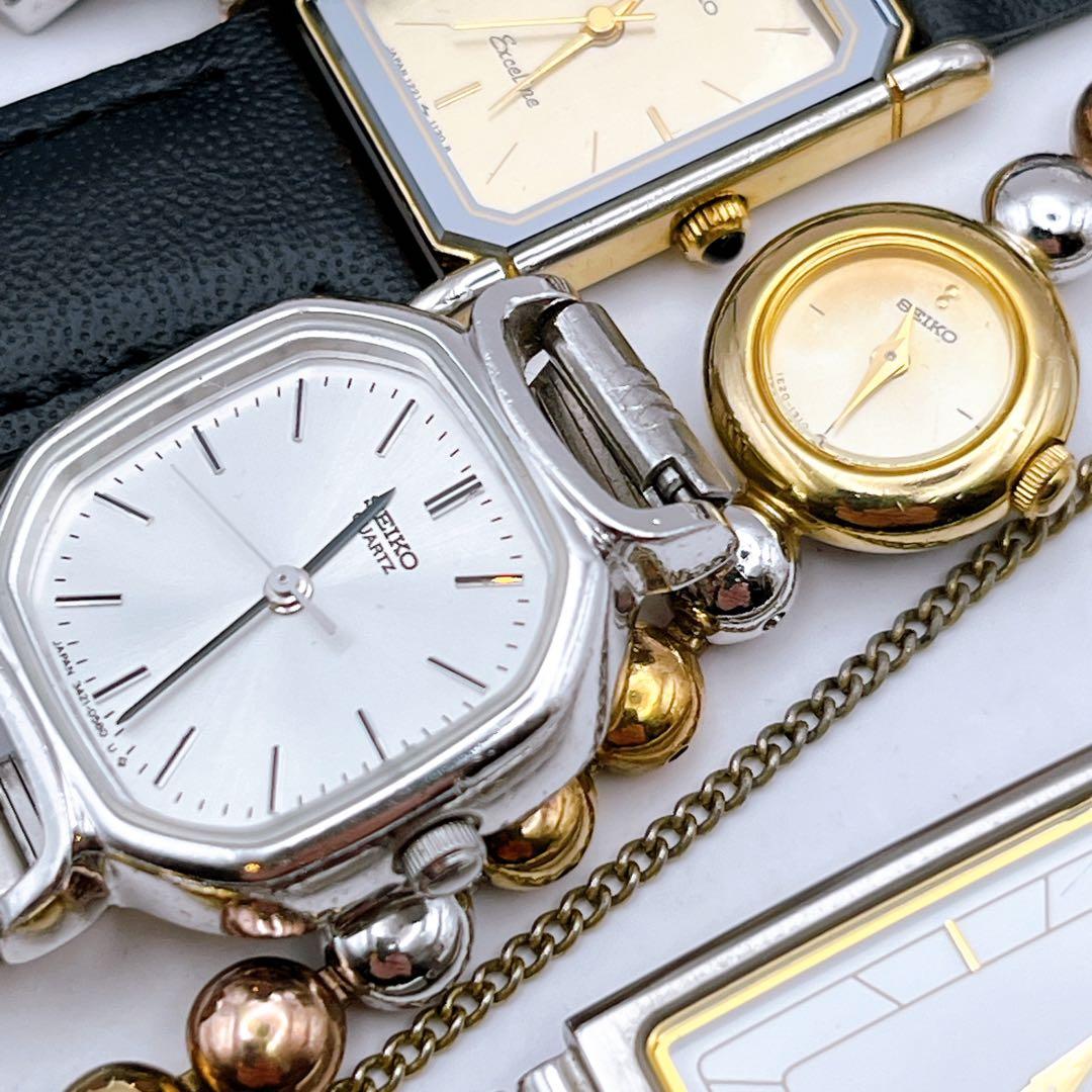 電池交換済み　セイコー　レディース　腕時計　7本　エクセリーヌ