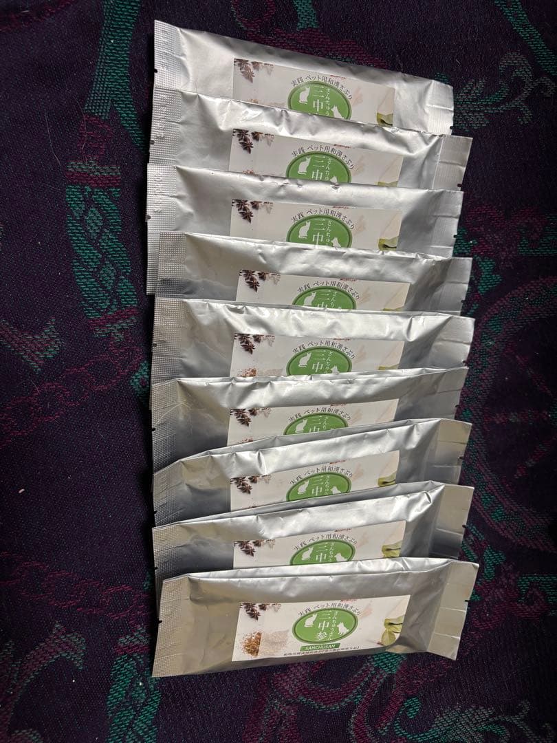 R3⭐︎新品未開封⭐︎ ペット用和漢サプリ三中参　3袋（90粒）