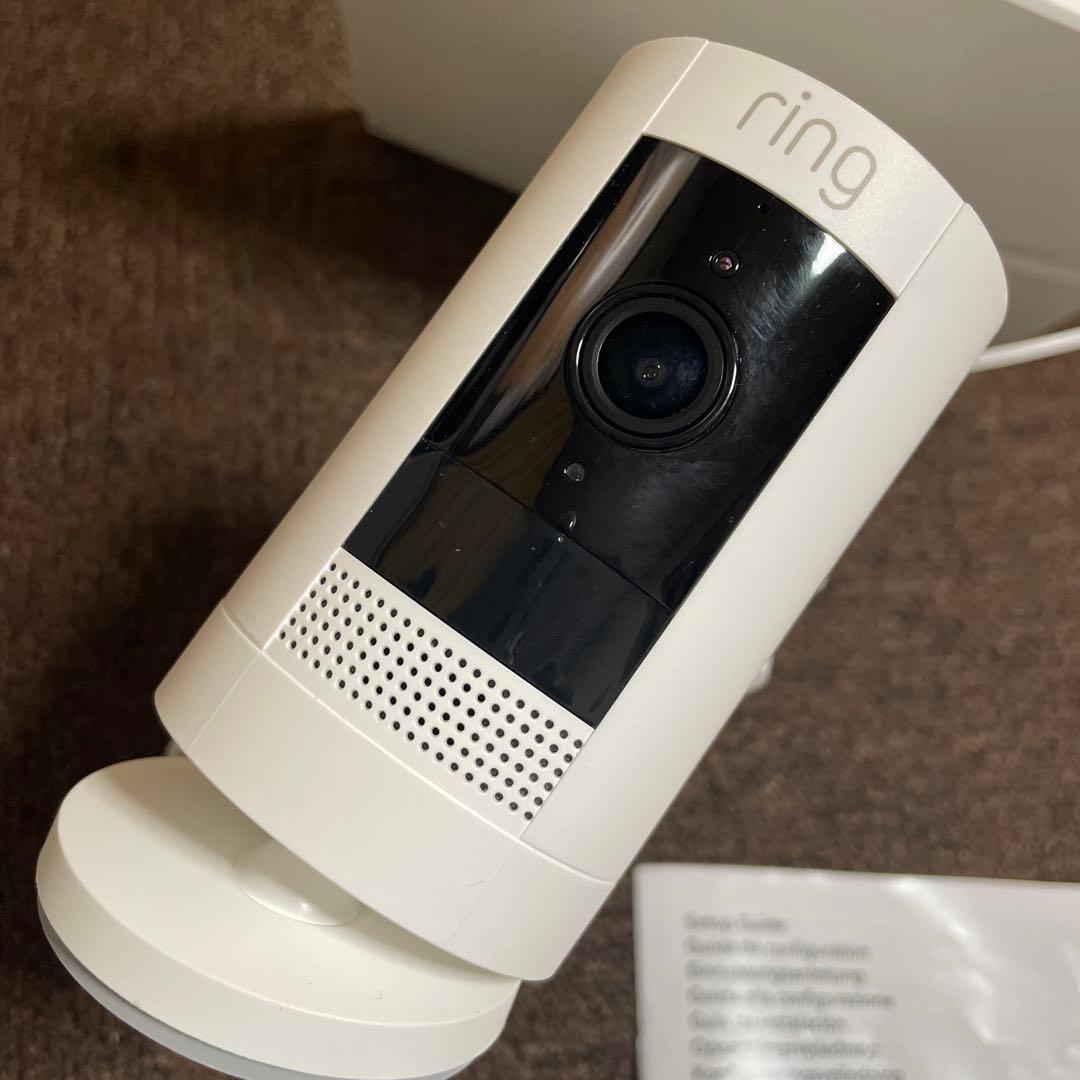 Ring 屋外用センサーライト付セキュリティカメラ+バッテリー+ソーラーパネル