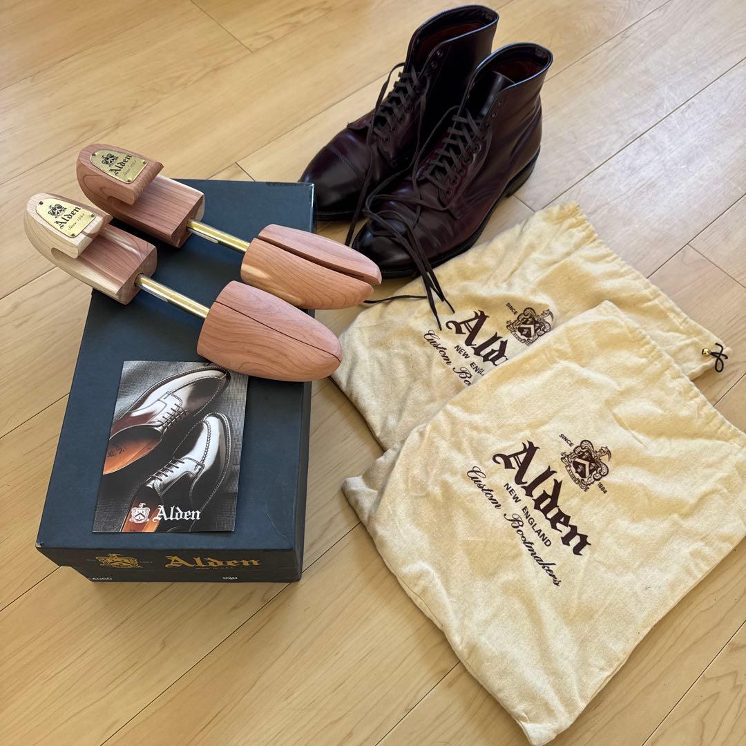 Alden 4060 9.5D シューツリー付き