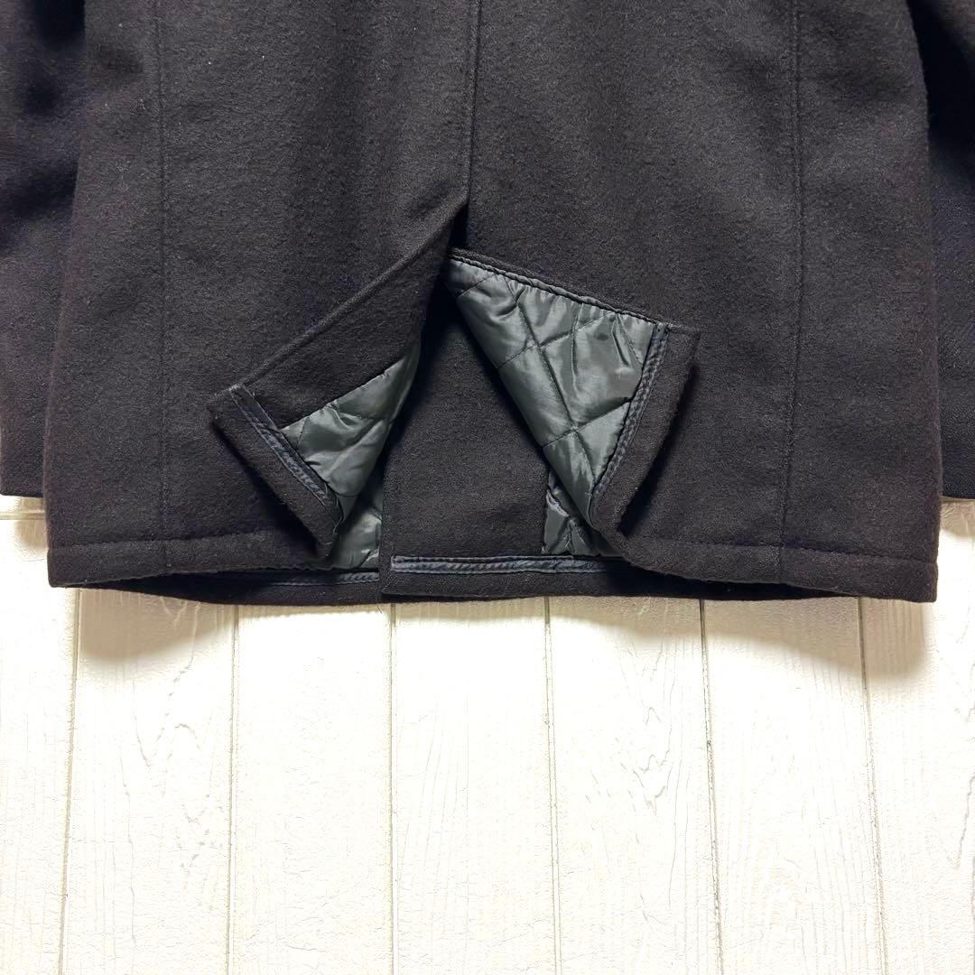 希少色 美品 USA製 SCHOTT 740N ピーコート 裏キルティング 40