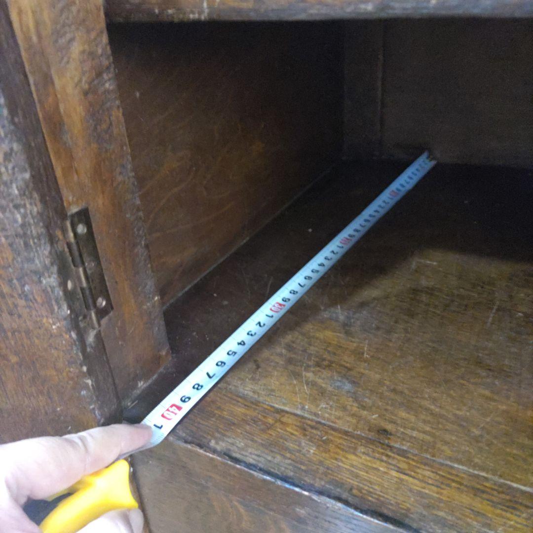 もこもこさん　アンティークの木製ボート 収納 ラック キャビネット