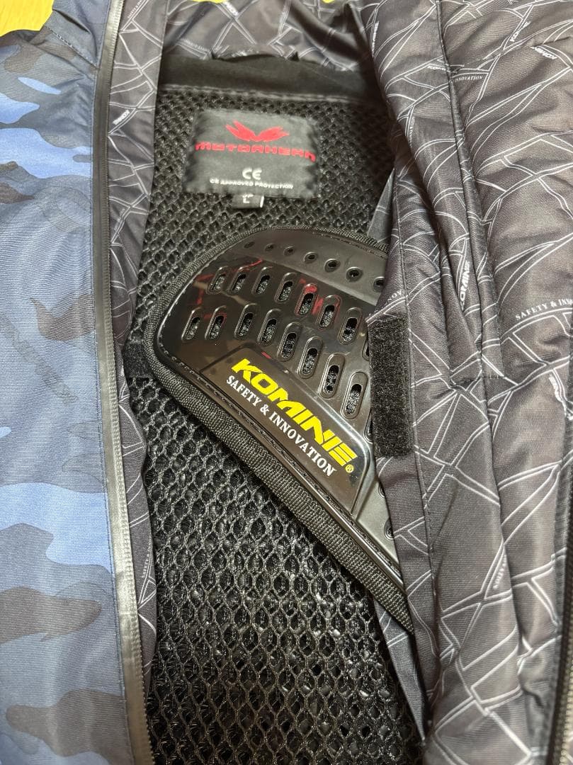 モーターヘッド　コミネ　コラボ　迷彩　ジャケット　Lサイズ　秋冬用　カモフラ　㉖