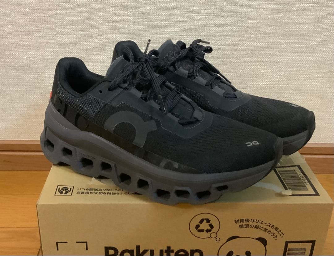 On オン Cloudmonster クラウドモンスター 黒 24㎝　美品