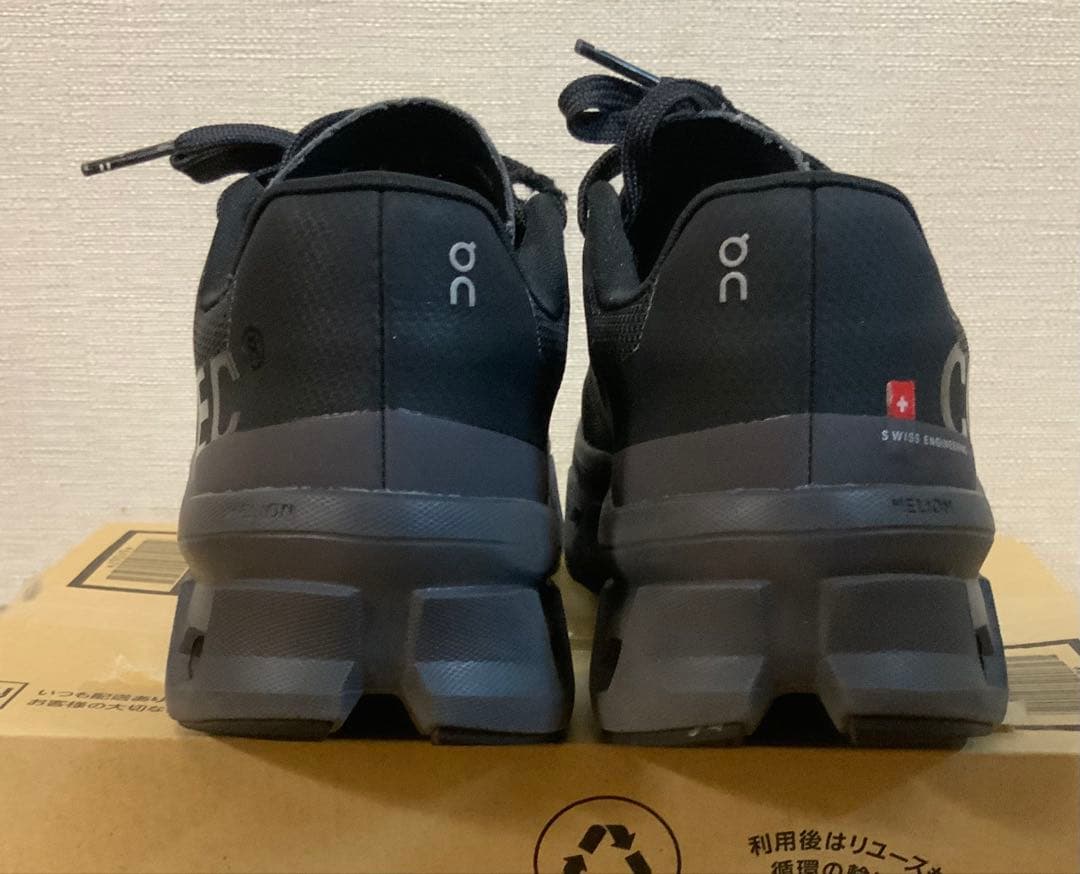 On オン Cloudmonster クラウドモンスター 黒 24㎝　美品