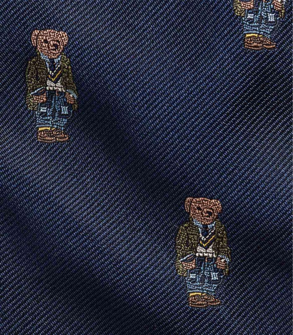ラルフローレン　ネクタイ　シルク　ポロベア　Polo ベア シルクツイル タイ