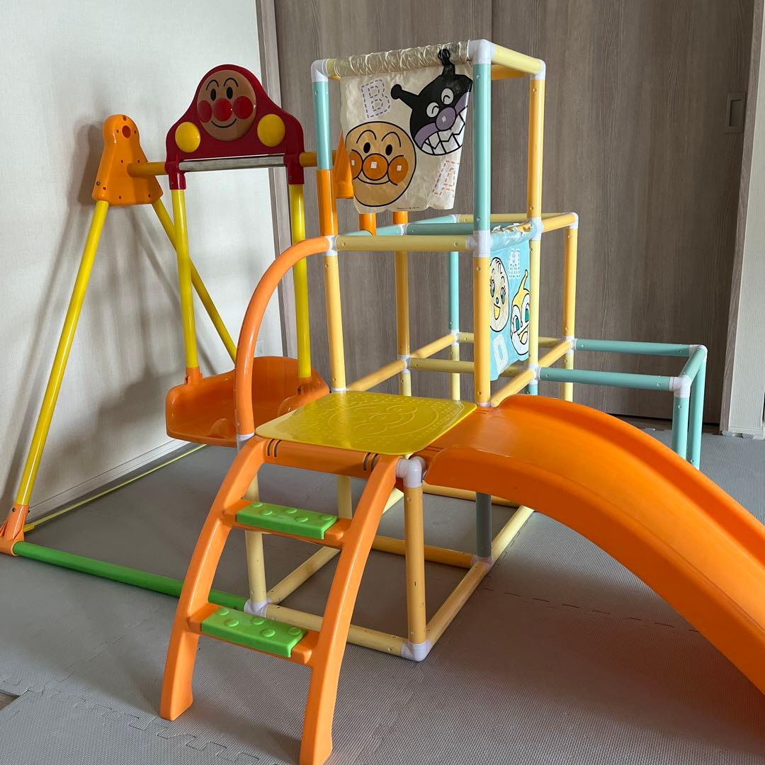 アンパンマン うちの子天才ブランコパーク dx ジャングルジム