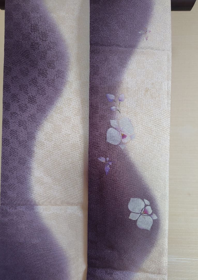 染色作家 胡蝶蘭　名古屋帯