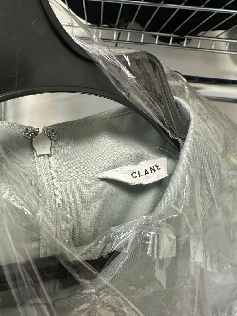 【clane】 FLUFFY SHEER SHAPE ONEPIECE 2