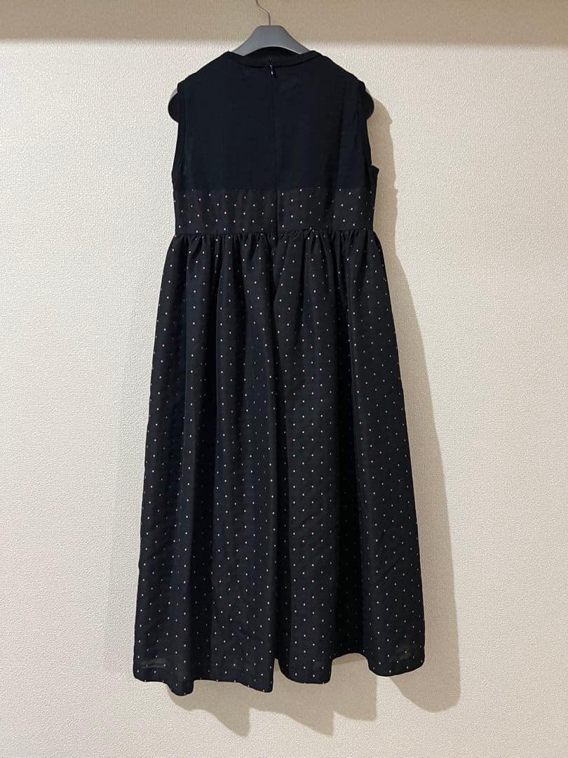 OBLI オブリ 米沢別注ドッキングピンクドットワンピース