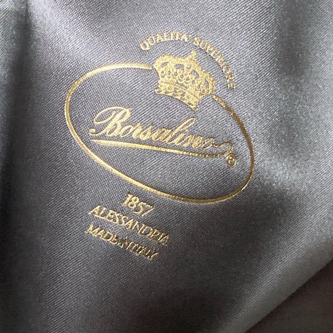 【美品】Borsalino ボルサリーノ アレッサンドリア ラビットハット BK