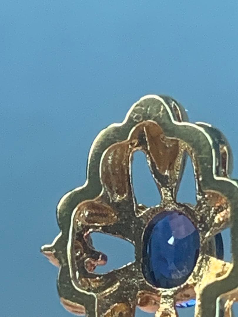 K18ゴールド サファイア ネックレス