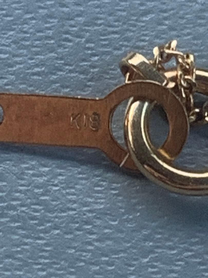 K18ゴールド サファイア ネックレス