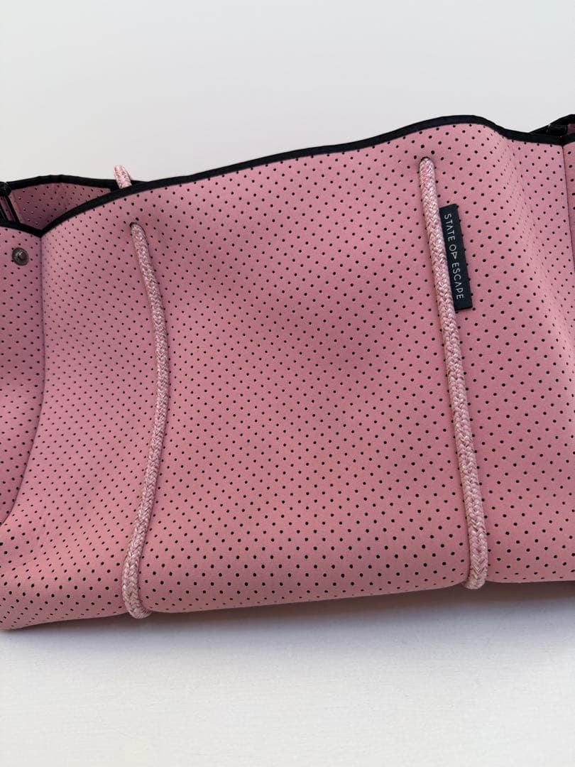 【ステイトオブエスケープ】トートバッグ　エスケープトートバッグ　ライトピンク