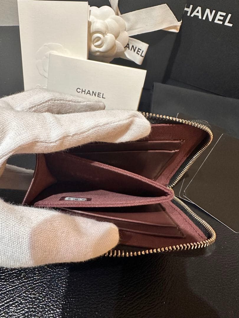 CHANEL L字コンパクト財布