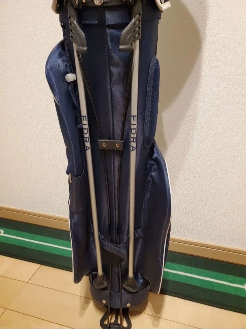 【美品】FIDRA スタンドキャディバッグ レディース アーガイル柄♡フィドラ