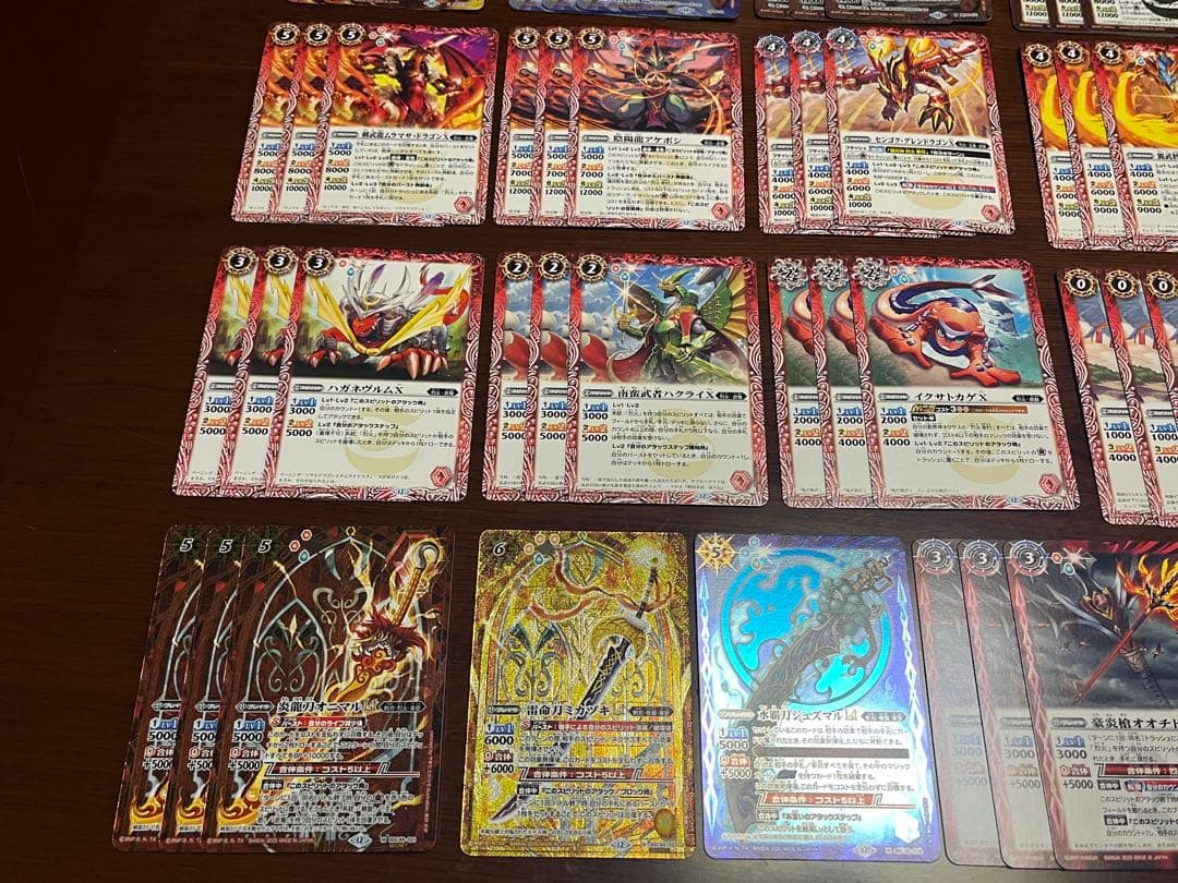 烈火　ソウルドラゴン　クロエ　デッキ　パーツ　まとめ売り