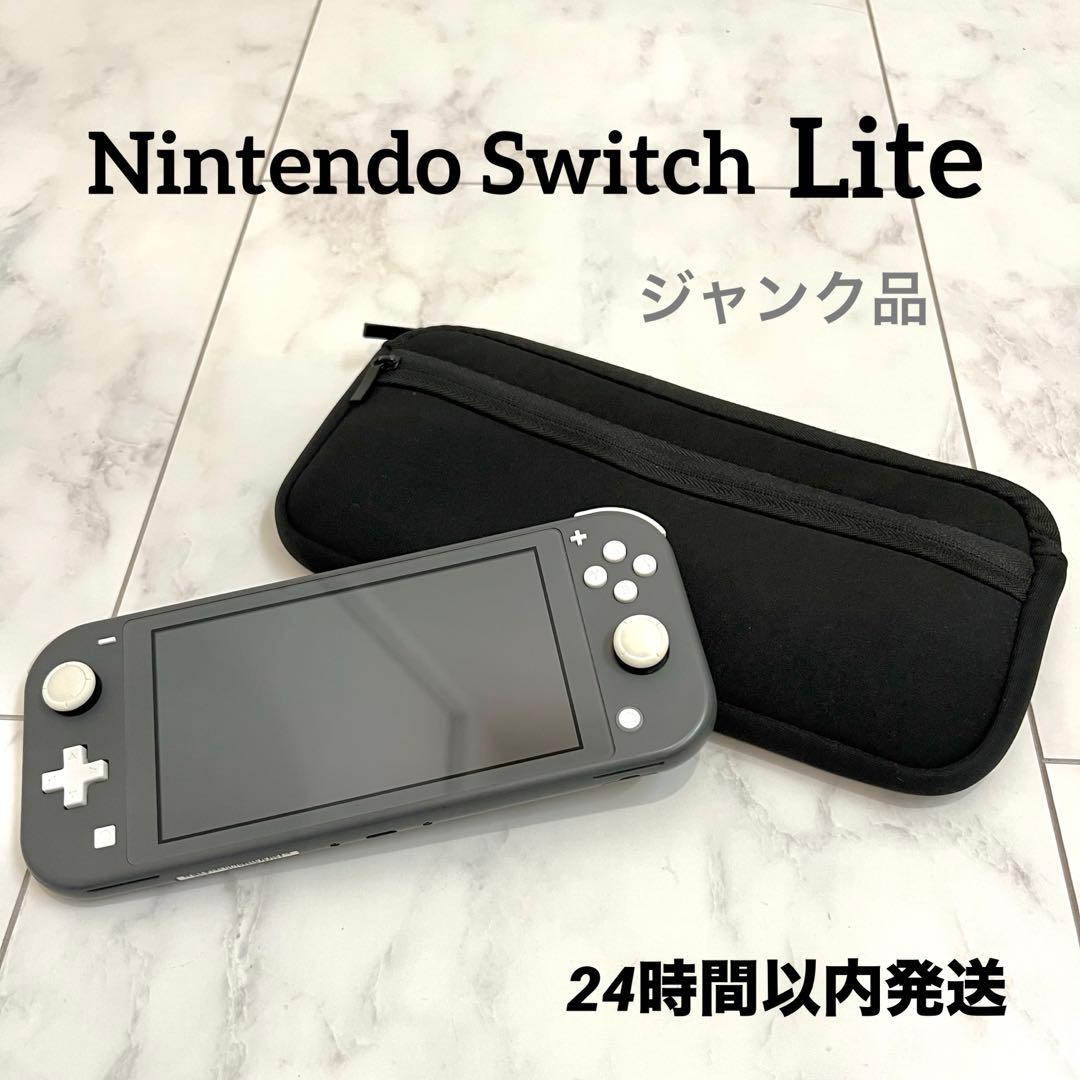 【ジャンク美品】Nintendo Switch Lite グレー ケースつき