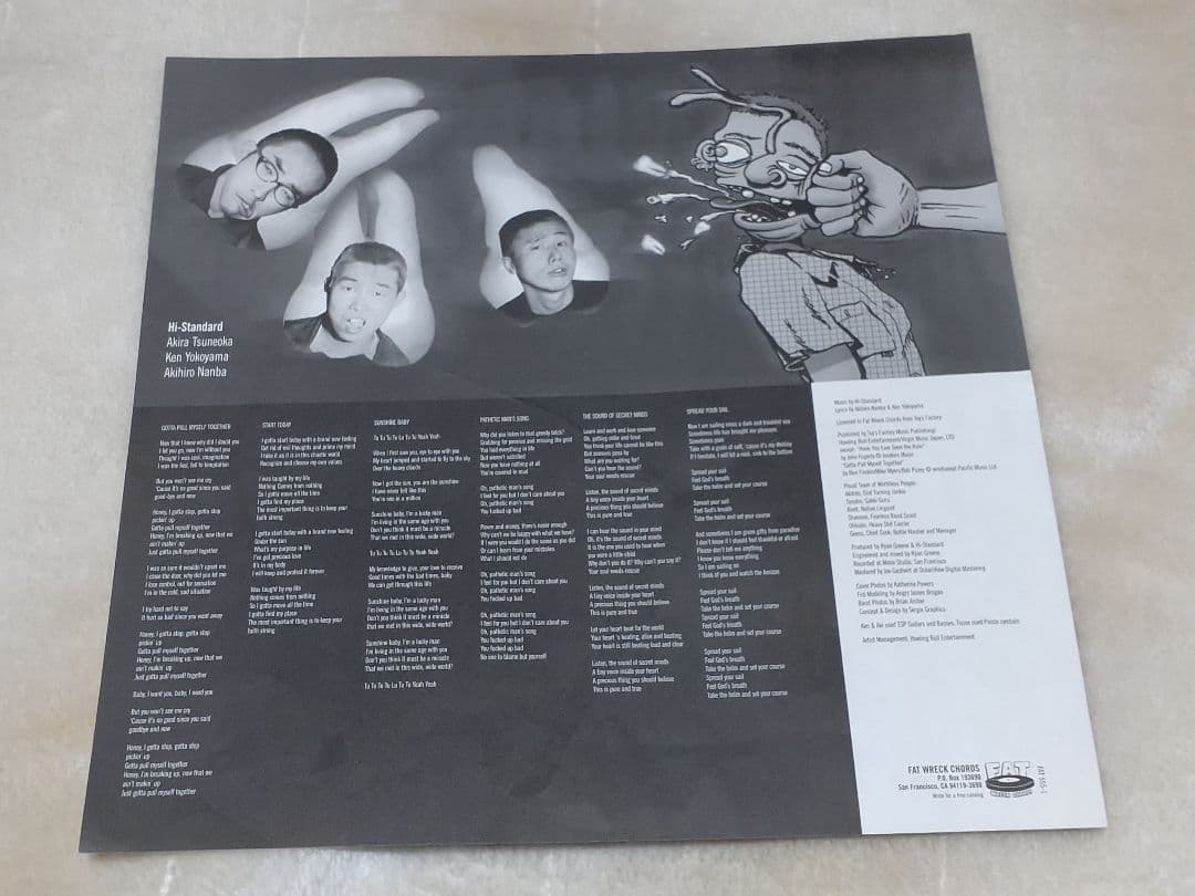 Hi-STANDARD　angry fist【アナログ盤】