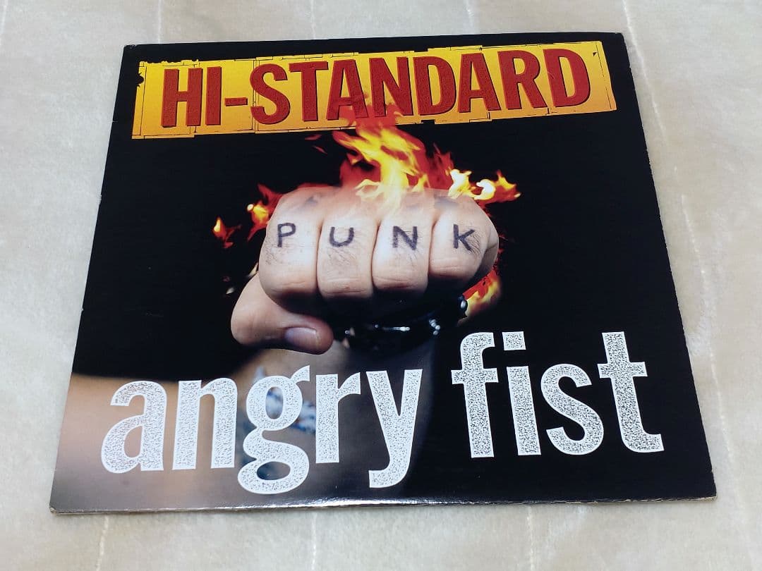 Hi-STANDARD　angry fist【アナログ盤】