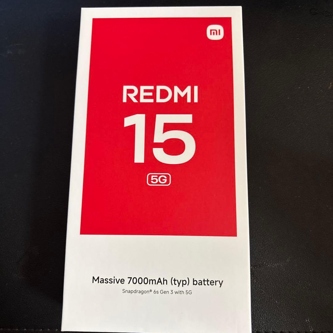 REDMI 15 5G 本体 7000mAhバッテリー